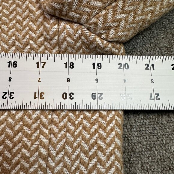 Anine Bing Fishbone Blazer Tan Beige Tweed Designer Women's Size Small - Office - Picture 4 of 7